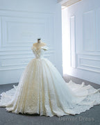 Vintage Lace Wedding Dress Off The Shoulder Bridal Gown