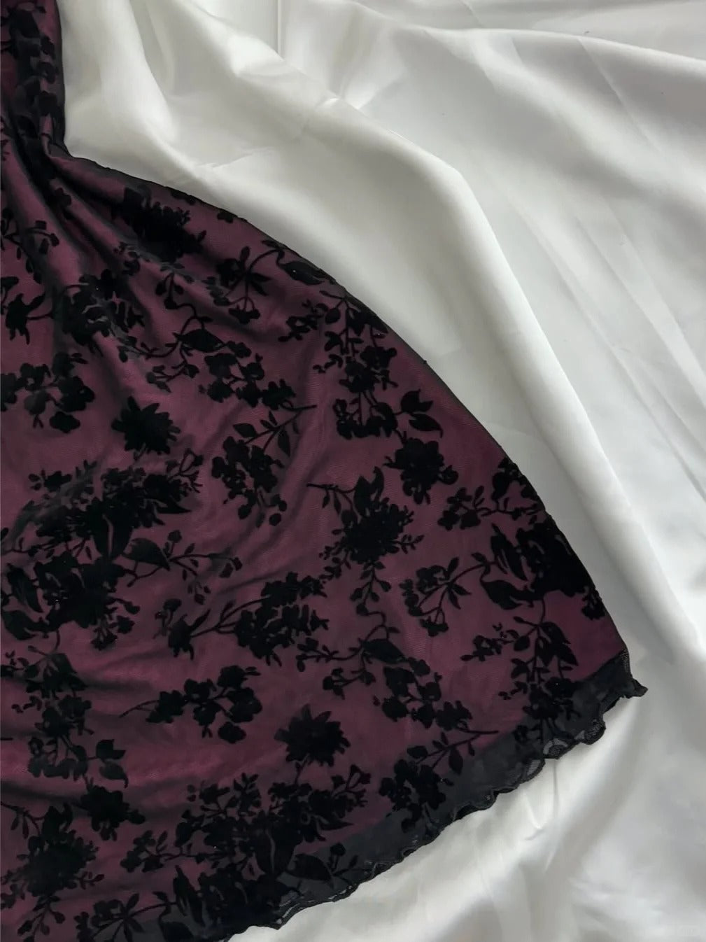 Vintage Purple Black Lace Strap Mini Homecoming Dresses