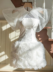 Vintage Sheath White Homecoming Dresses 16Th Birthday Outfits