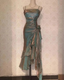 Vintage Spaghetti Straps Asymmetrical Midi Length Prom Dresses
