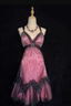 Vintage Tulle Beaded A Line Birthday Dress Spaghetti Straps Homecoming Dress Cocktail Dresses