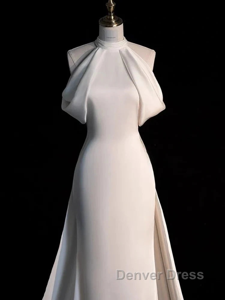 Weitese Dresses Prom Dresses Stores Gorgeous Halter Mermaid Long Prom Dresses Light Wedding Dresses With Train Party Dresses Formal WomenS Dresses