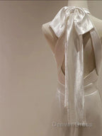 Weitese Formal WomenS Dresses White Halter Light Wedding Dresses Bride Dresses Fishtail Evening Dresses Prom Dresses Stores