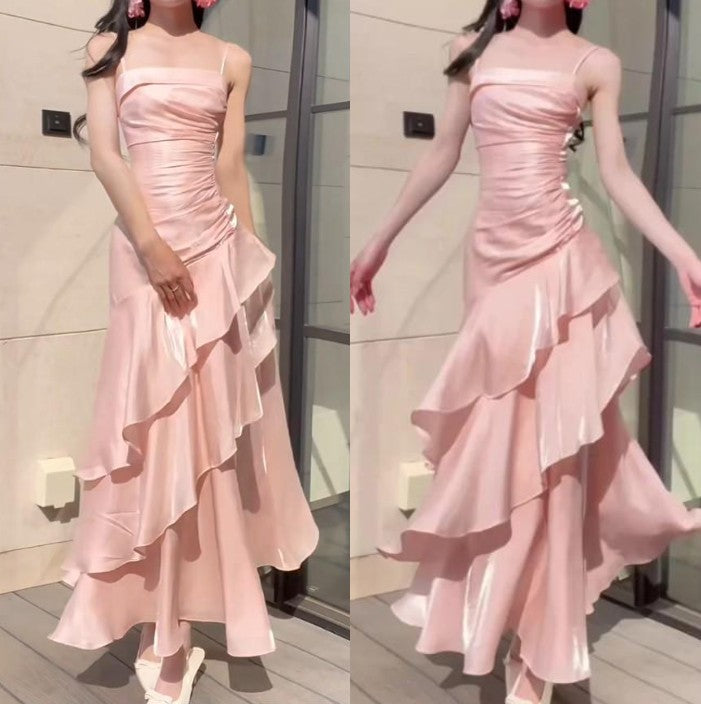 Vintage-Inspired Birthday Prom Dress Under $160 White Ruffled Layered Fairytale Graduation Prom Dresses