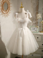 White Hoco Dress Short Homecoming Dresses
