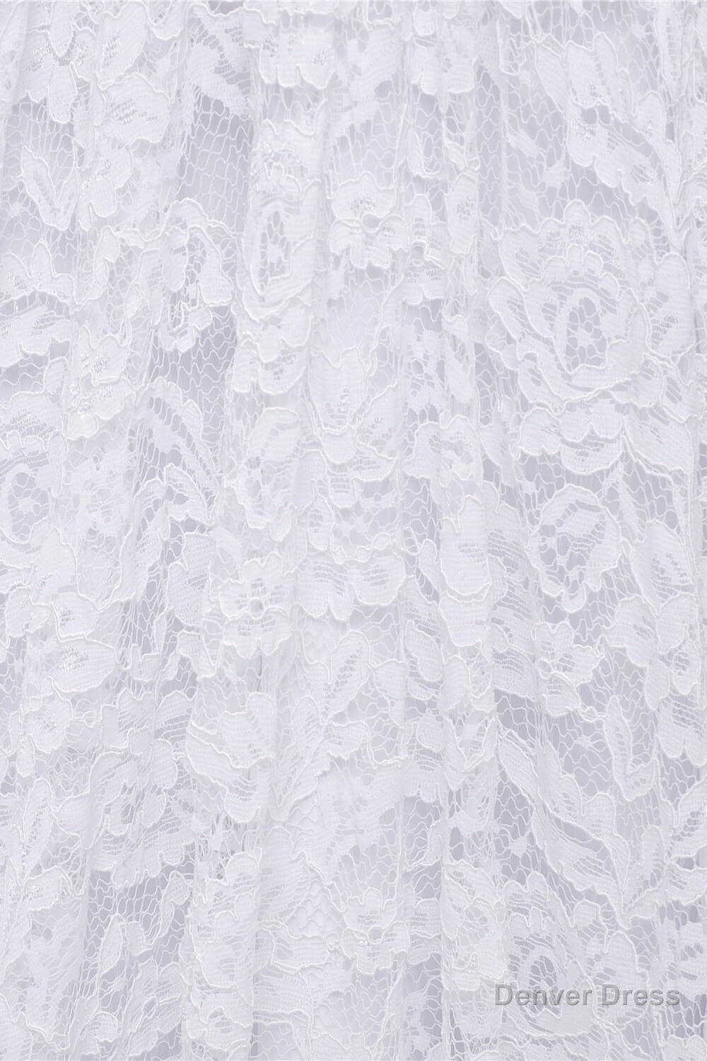 White Lace Off The Shoulder Short Sleeve Corset Wedding Dresses