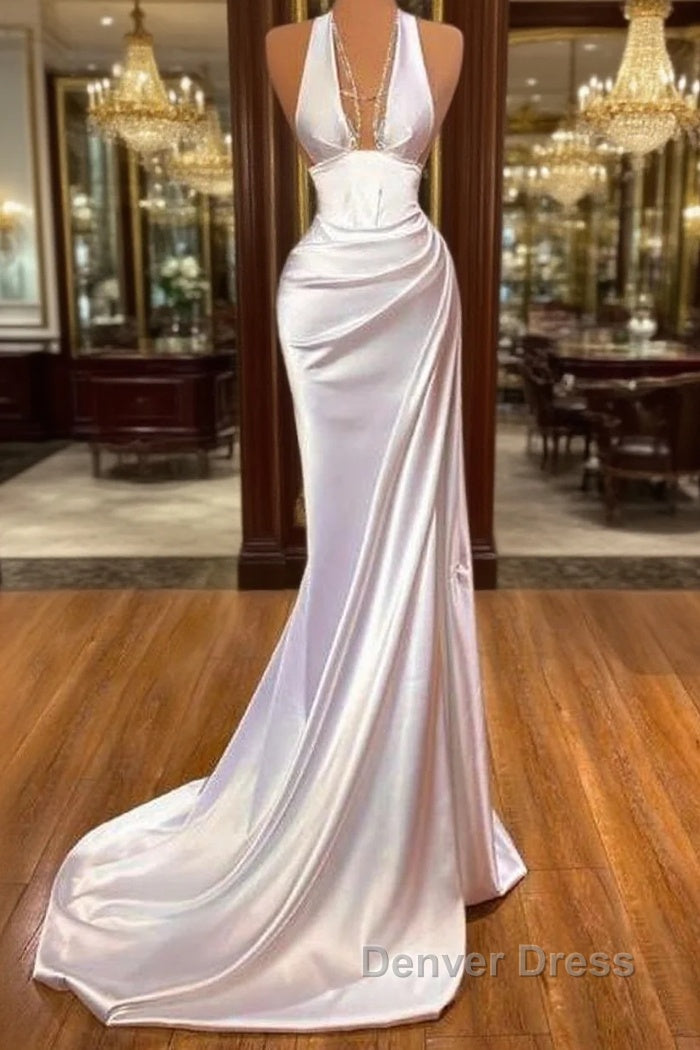 White Prom Dresses, Sexy Prom Dresses, Long Evening Dresses Main image