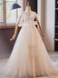 White Tulle Lace Spaghetti Straps Wedding Dresses