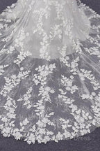 White Tulle Wedding Dress Lace Appliques Spaghetti Straps Mermaid Bridal Dresses Open Back