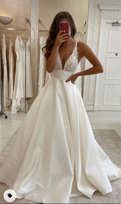 White V Neck Satin Lace Long Prom Dress