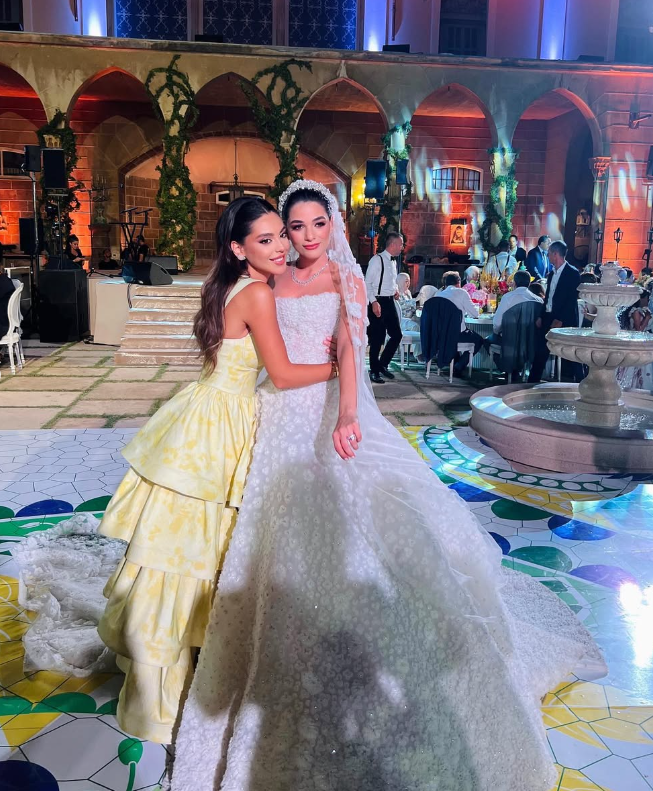 Yellow Layered Satin Long A Line Prom Dresses