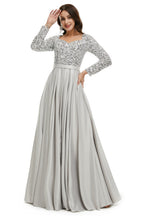 Lady Dress, Full Sleeve Prom Dresses, V Neck Formal Gowns 2023 Floor Length Party Dresses