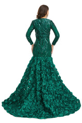 Rochii de bal, rochii lungi de gât V rochie cu mânecă completă, rochie de lungime de podea 2024