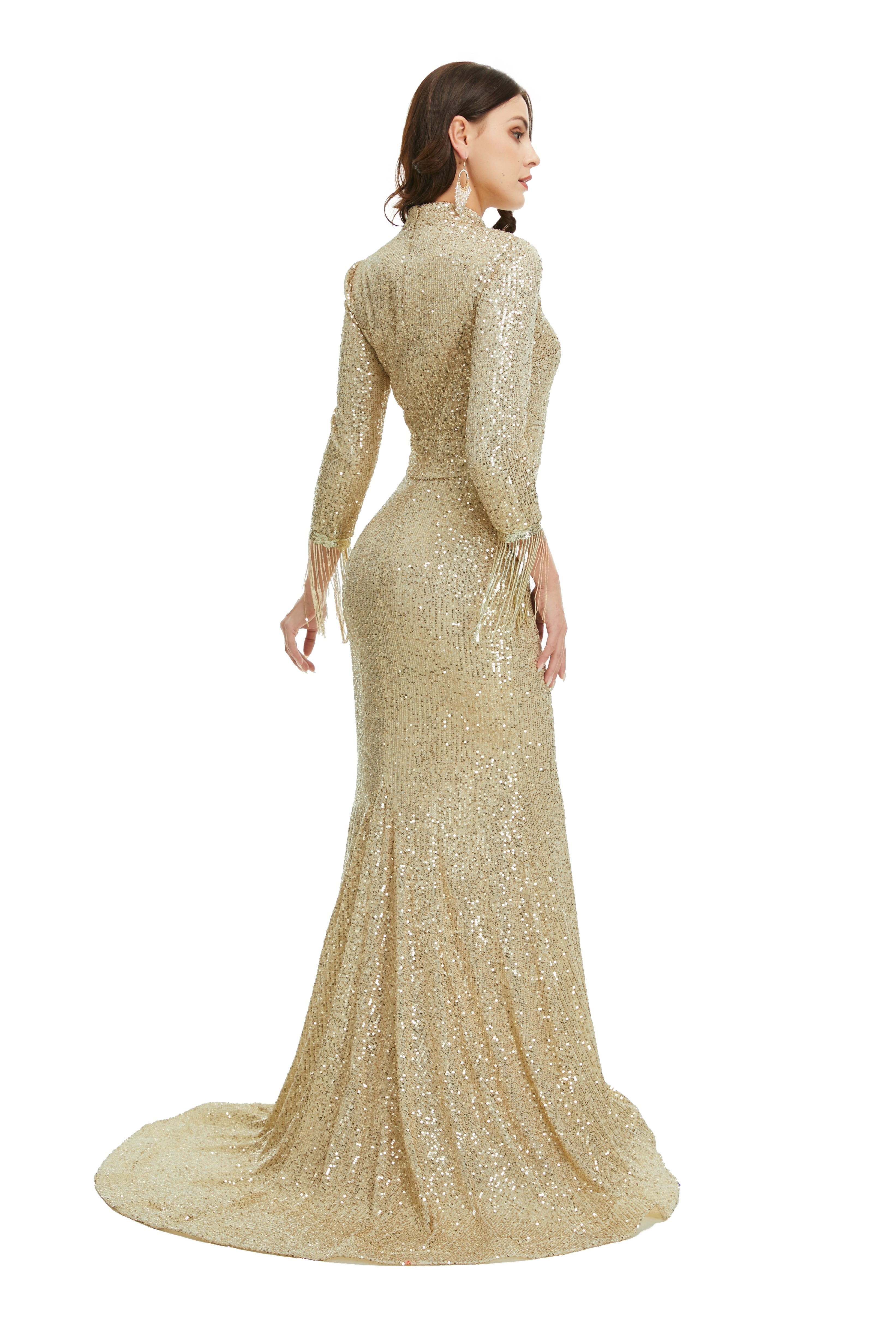 Long Prom Dresses, Full Sleeve Dresses, Party Dress, 2023 Formal Gowns