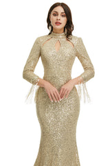 Long Prom Dresses, Full Sleeve Dresses, Party Dress, 2023 Formal Gowns
