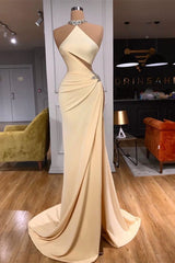 Glamorös ärmlös lång prom klänning till försäljning