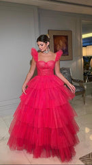 A-line Long Prom Dresses Fashion Formal Dress