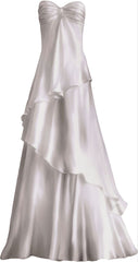 Sexy A line Sweetheart Party Dresses White Long Prom Dresses