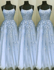 Baby Blue Prom Dress Outfits For Girls,Long Tulle Formal Dress Outfits For Women Party Gown,Graduation Dresses