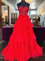 Black Red Purple Lace Prom Dresses For Black girls For Women, Black Red Purple Lace Formal Evening Dresses