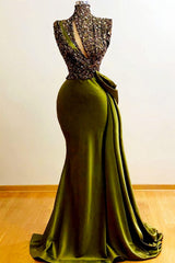 Green Prom Dresses, Evening Dresses, Long