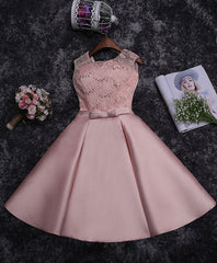 Cute Lace Sequins Short Prom Dress Outfits For Girls, Homecoming Dress