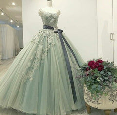 long lace formal prom dress ball gown evening dress