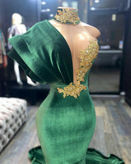 Green evening Prom Dresses For Black girls For Women,Long Prom Dress
