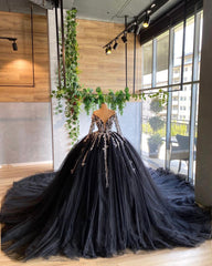 Long Wedding Dresses For Black girls For Women, Prom Formal Evening Dresses