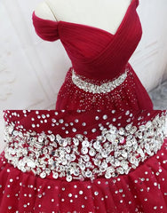 Lovely High Quality Formal Dress Outfits For Women , Handmade Off Shoulder Homecoming Dress