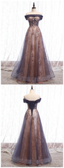 Beautiful Tulle Long A-line 2024 Party Dresses