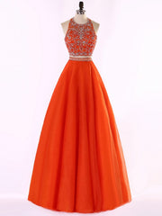2 Piece Prom Dresses, Evening Gowns