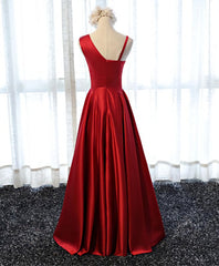 Stylish Satin Long Prom Gown Formal Dress