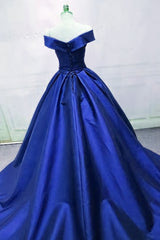 Royal Blue Party Dress Outfits For Girls, Prom Dress Outfits For Women , Long Formal Gowns