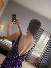 Sheath V-neck Short Velvet Sequins Homecoming Dresses