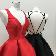 Women's Strappy Back Homecoming Dresses For Black girls Short Prom Gowns